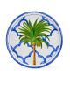 Home Accents Palm Plate 21022A