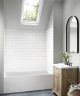 Jet Coat Showerwall White Subw
