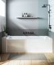 Alcove Deep Soaking Bathtub